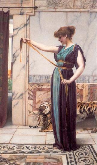 John William Godward A Pompeian Lady oil painting picture